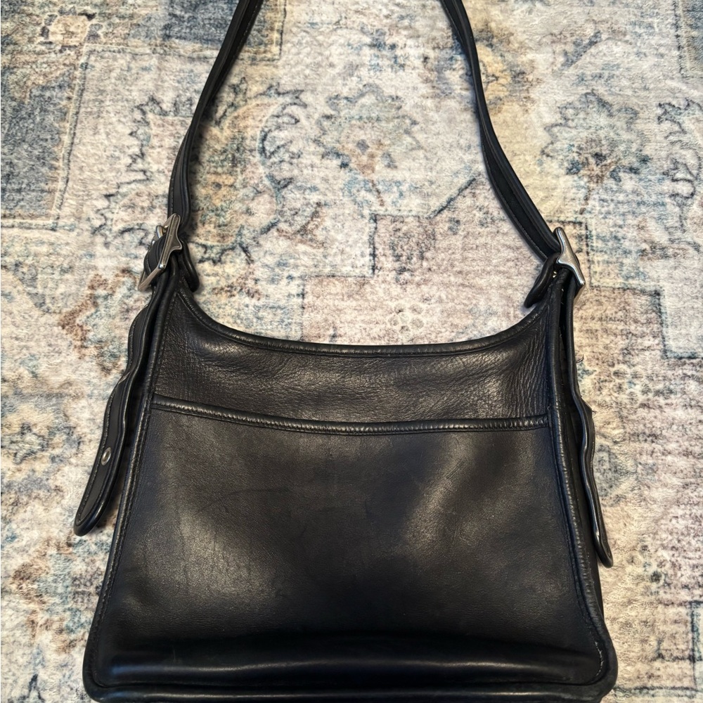 VINTAGE 2000s Coach Bag Black Leather